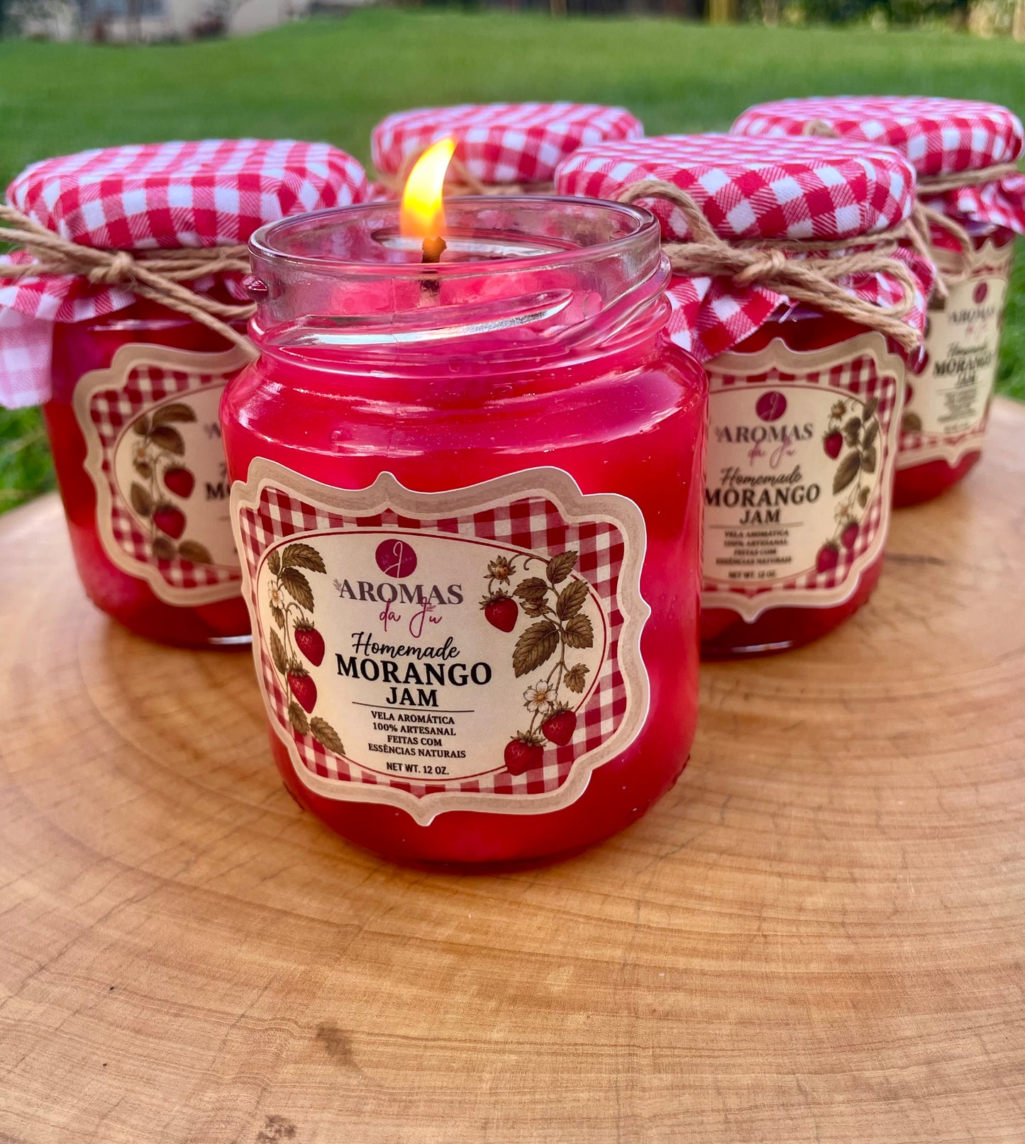 Vela aromática Geleia de morango