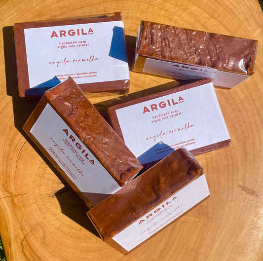 Sabonete Argila vermelha
