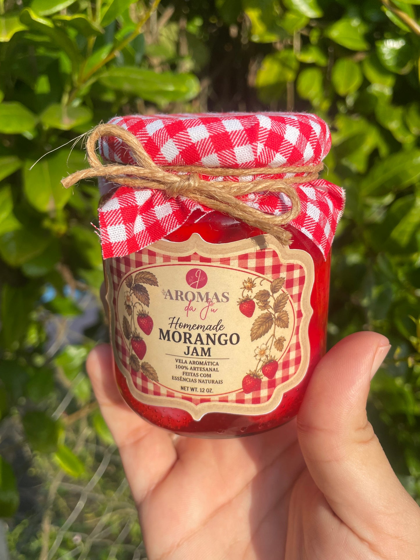 Vela aromática Geleia de morango
